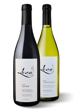 Leoa Cellars Wine strategy naming branding logo label website design